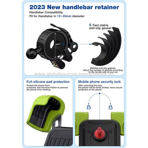 Support de téléphone de vélo/moto en ABS personnalisable de haute qualité ODM - Fabricant de supports de téléphone