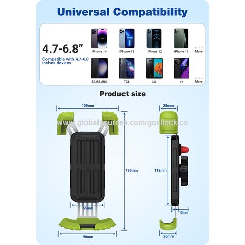 Support de téléphone de vélo/moto en ABS personnalisable de haute qualité ODM - Fabricant de supports de téléphone
