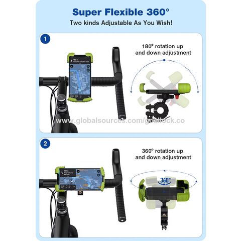 Support de téléphone de vélo/moto en ABS personnalisable de haute qualité ODM - Fabricant de supports de téléphone