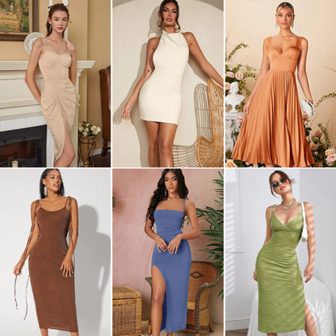 Robes d'été florales pour femmes - Liquidation de marque décontractée