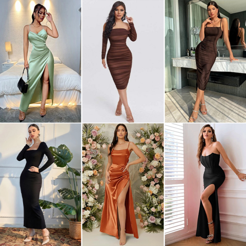 Robes d'été florales pour femmes - Liquidation de marque décontractée