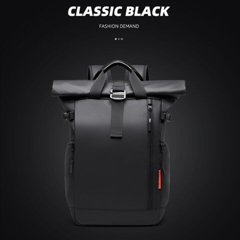 Mochila con Compartimento para Laptop de 15.6 Pulgadas, Mochila Expandible Impermeable Antirrobo para Hombres y Mujeres