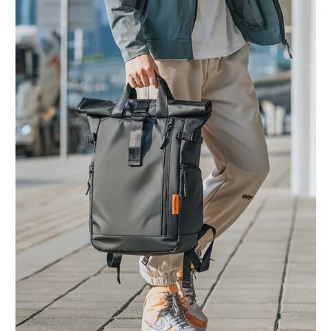 Mochila con Compartimento para Laptop de 15.6 Pulgadas, Mochila Expandible Impermeable Antirrobo para Hombres y Mujeres