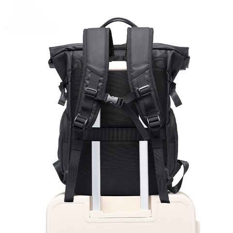 Mochila con Compartimento para Laptop de 15.6 Pulgadas, Mochila Expandible Impermeable Antirrobo para Hombres y Mujeres