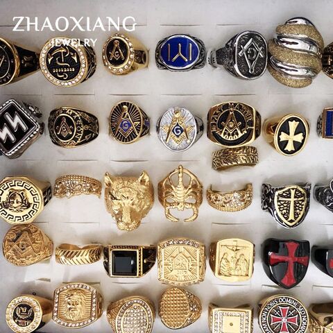 Bijoux en Métal pour Hommes, Cadeaux Punk Mode, Vente
