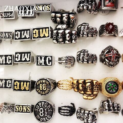 Bijoux en Métal pour Hommes, Cadeaux Punk Mode, Vente