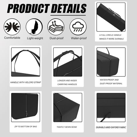 Foldable Duffle Cloth Bag Travel Duffel Tote Bag Durable Luggage Bag Gym Bag with Zippers and Handles for Camping Duffle Traveling
