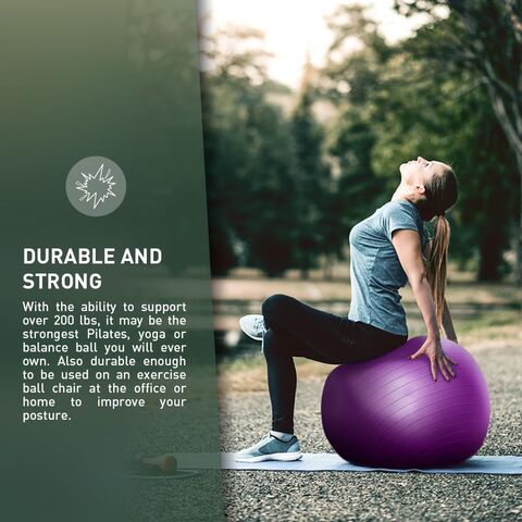 Ballon Suisse de Yoga et d'Équilibre pour Exercices de Fitness en Salle de Sport, Meilleures Ventes Amazon