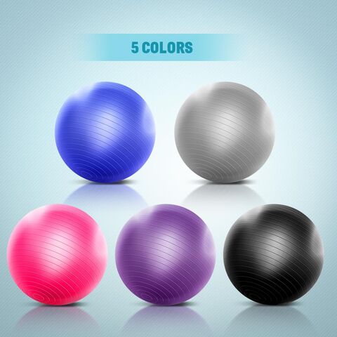 Ballon Suisse de Yoga et d'Équilibre pour Exercices de Fitness en Salle de Sport, Meilleures Ventes Amazon