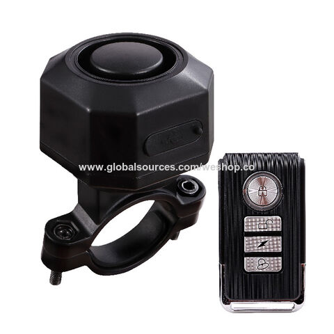 Sirènes, klaxons et boîtiers de sonnette Rechargeable USB 110dB Alarme de sécurité de véhicule sans fil forte Anti Vol Capteur de Vibration Porte Fenêtre