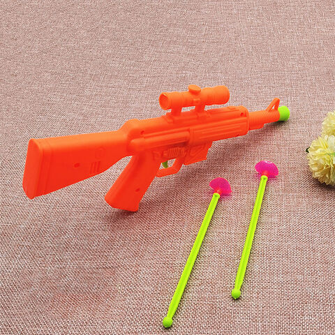 Pistola de plástico con balas blandas y ventosa, juego de detective de juguete al por mayor