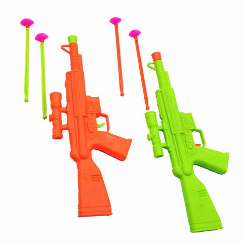 Pistola de plástico con balas blandas y ventosa, juego de detective de juguete al por mayor