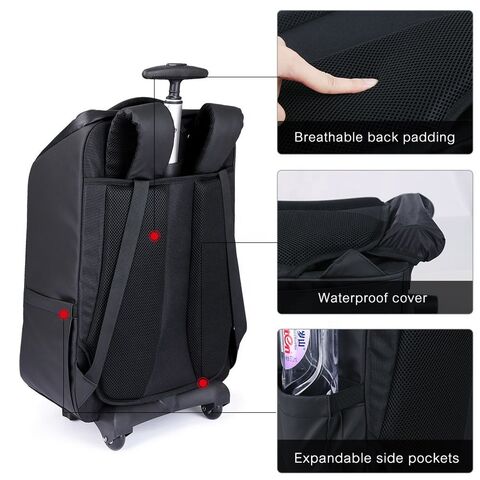 Backpack Resistant Waterproof Rolling Business Water with Polyester