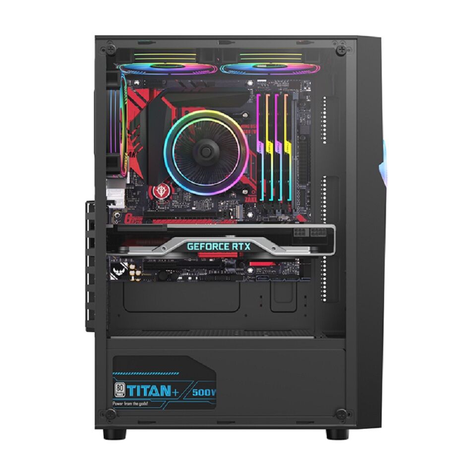 Ruix Tank "monster" Design Computer Case & Tower Tempered Glass Clear 6 ...