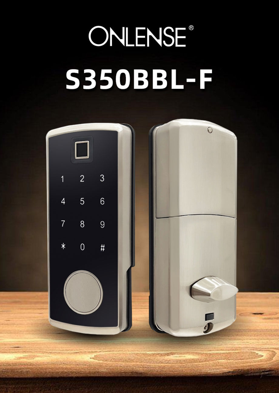 Onlense Intelligent Keyless Automatic Deadbolt Smart Lock High Security ...