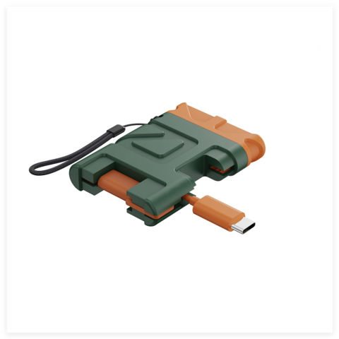Lector de Tarjetas SD/TF OTG Tipo C de Diseño Especial al por Mayor con Adaptador Lightning para Android/iPad/Tableta y Portátil