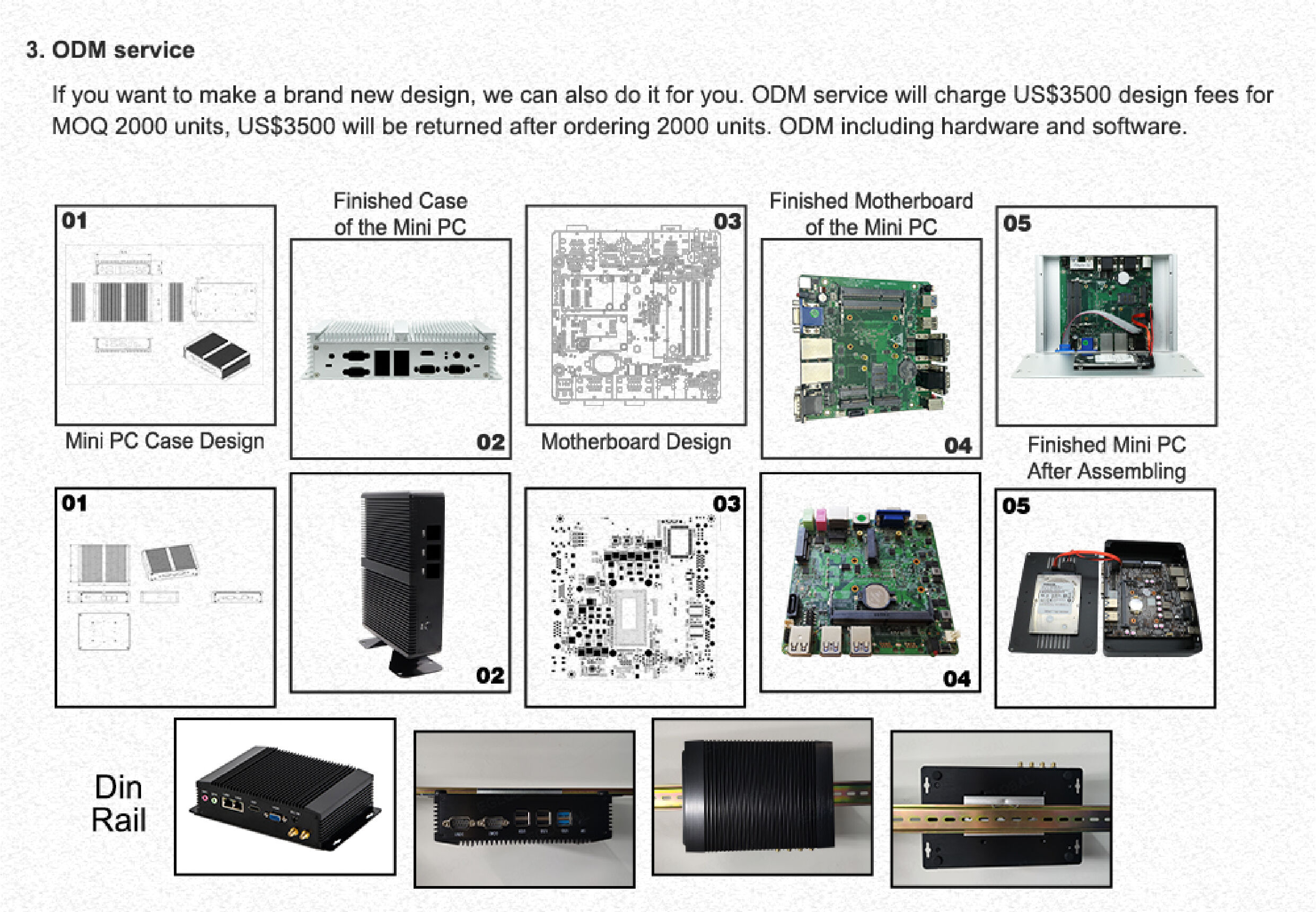 Eglobal 2025 Newest Factory Mini Pc With Usb3.2 2*2.5g Lan Dp Hd Type C ...