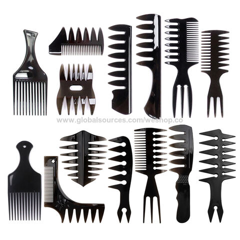 Pentes de cabelo 2025 populares com logotipo personalizado para barbeiro profissional, salão de beleza, galvanoplastia, modelagem de cabelo texturizado com cabeça de óleo, pente de dentes largos para mim