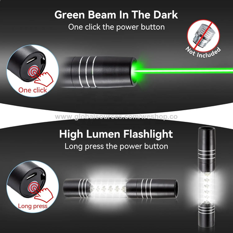 Neuartige Leuchten COB Grüner Laser LED Taschenlampe für Konferenzen Fahrschule Indikator Laserlicht