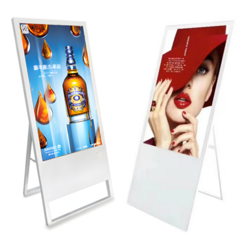Panneaux d'Affichage Numérique Intérieur 4K pour Menus, Écrans LCD Numériques pour Magasins de Détail, Affichage Numérique Portable pour Restaurants