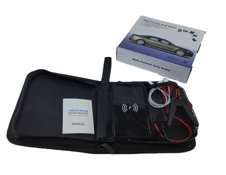 12v jump starter lithium battery booster for car vehicle emergency tools with led wireless charging supplier