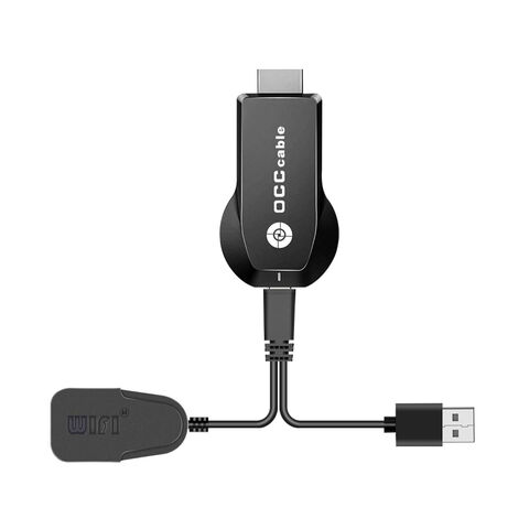 محوّل USB إلى HDMI بدقة 1080p للشاشات وأجهزة التلفزيون وأجهزة العرض - محوّل فيديو USB إلى HDMI عالي الدقة