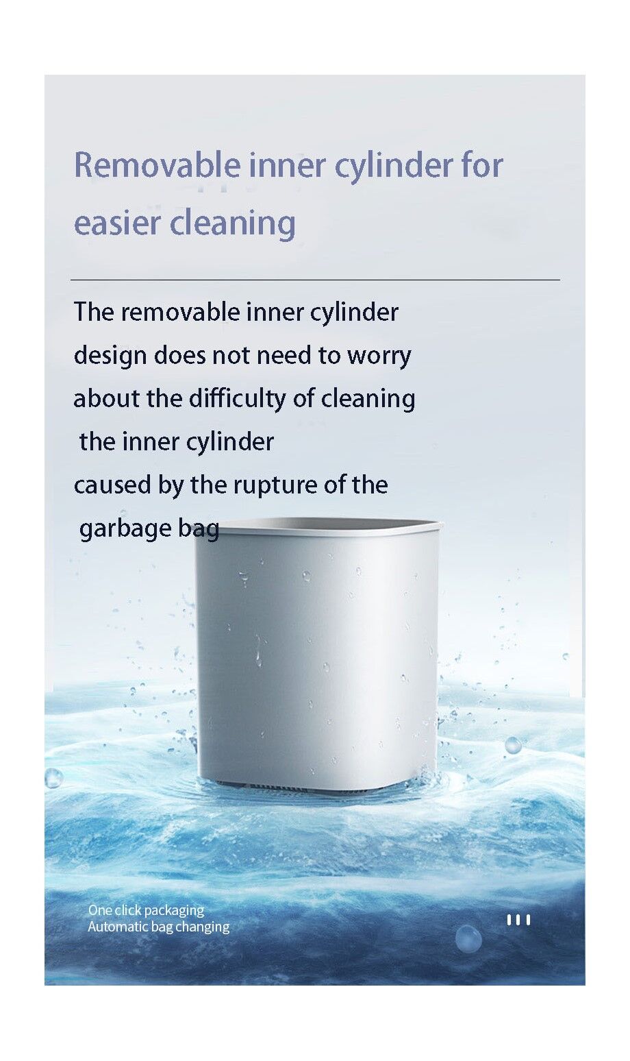 High-appearance Level Smart Garbage Can Usb Charge Smart Led Touch ...