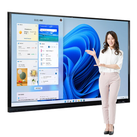 55 65 75 85 98 110 Zoll Konferenz Elektronisches Meeting Digitales interaktives Flachbildschirm Android TV Smart Board für Schulen