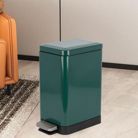 Poubelle en acier inoxydable pour la maison - Conteneur à déchets durable pour l'intérieur