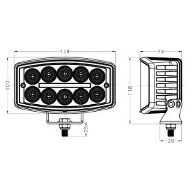 Emark R10 Led Driving Light Trucks Combo Headlight 60w Led Light With ...