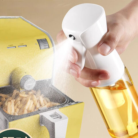 Aksesori Dapur: Botol Semprot Kontinu Tekanan Tinggi 200ml, Botol Semprot Minyak Zaitun Kaca untuk Memasak, BBQ, Memanggang