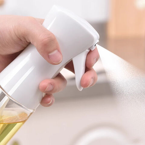Aksesori Dapur: Botol Semprot Kontinu Tekanan Tinggi 200ml, Botol Semprot Minyak Zaitun Kaca untuk Memasak, BBQ, Memanggang