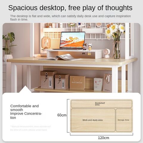 Meja kantor kayu modern sempurna untuk PC