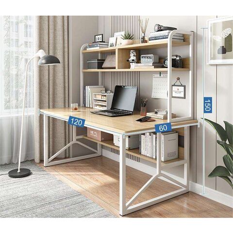 Meja kantor kayu modern sempurna untuk PC