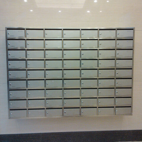 Kommerzielles Edelstahl-Briefkasten-Design, abschließbar, mit Stahl-Briefkasten