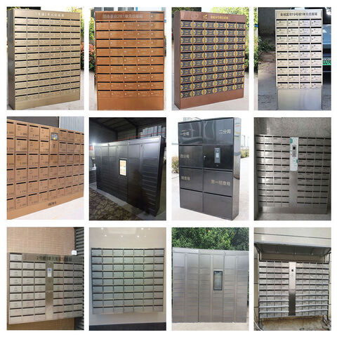 Kommerzielles Edelstahl-Briefkasten-Design, abschließbar, mit Stahl-Briefkasten