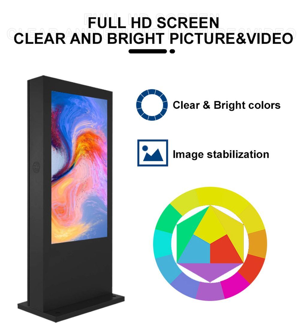 Wholesale 43/55inch IP66 Outdoor Waterproof And Sunscreen Floor ...