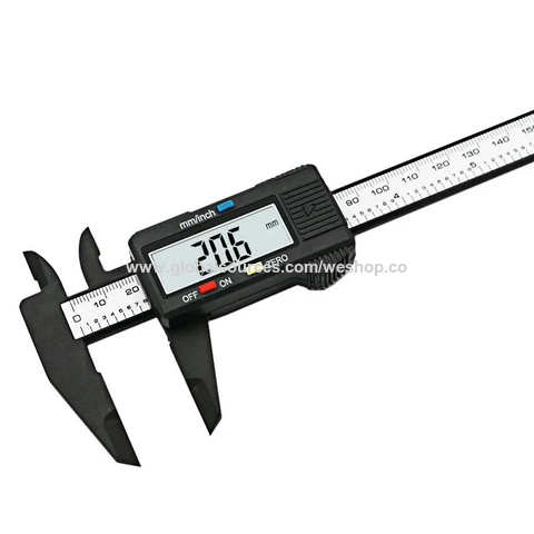 Pied à Coulisse Numérique Haute Précision 150mm 6 pouces Écran LCD Pied à Coulisse Vernier Numérique Électronique
