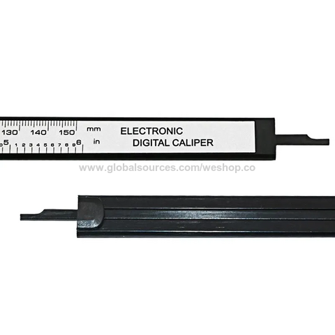 Pied à Coulisse Numérique Haute Précision 150mm 6 pouces Écran LCD Pied à Coulisse Vernier Numérique Électronique