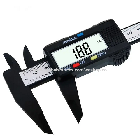 Pied à Coulisse Numérique Haute Précision 150mm 6 pouces Écran LCD Pied à Coulisse Vernier Numérique Électronique