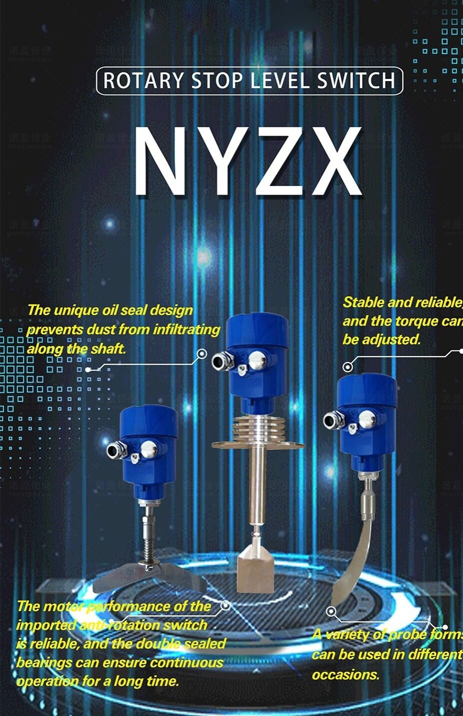Ylda Oem Odm Explosion Proof Float Level Switch For Water Tank Ptfe ...