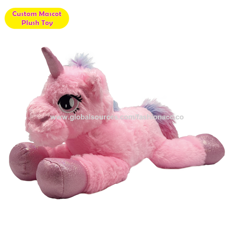 Peluche Personalizado Suave Unicornio Rosa para Niños - Fabricante de Peluches