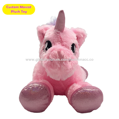 Peluche Personalizado Suave Unicornio Rosa para Niños - Fabricante de Peluches