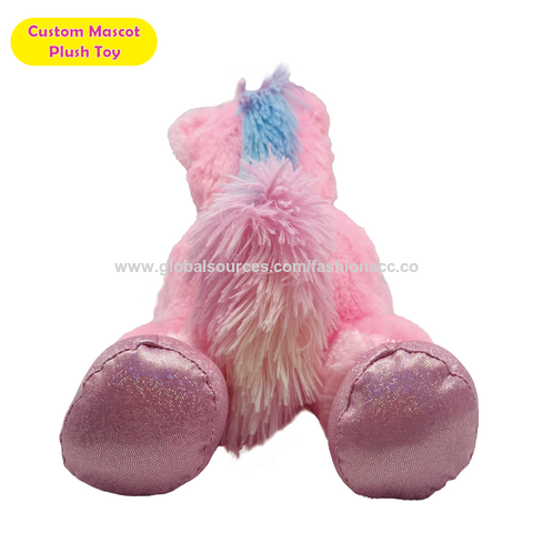 Peluche Personalizado Suave Unicornio Rosa para Niños - Fabricante de Peluches