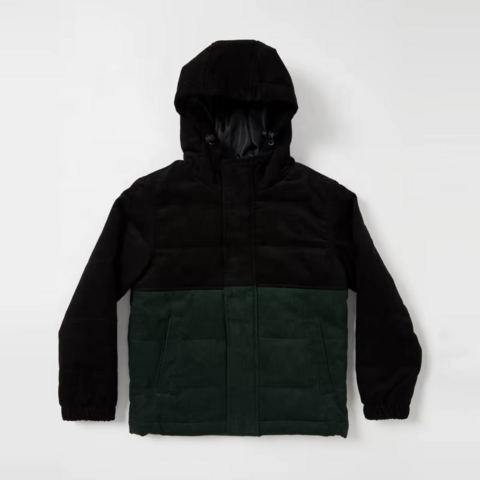 Nouveau Coupe-Vent Zippé Rembourré Doudoune Logo Personnalisé Vestes Bulles Rembourrées Veste Puffer Côtelée Enfant