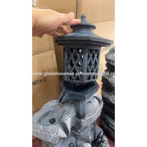 Factory Price Polyresin Ancient Chinese Lantern Outdoor
