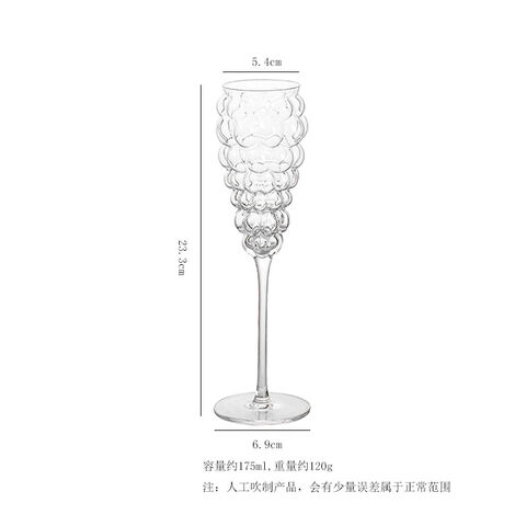 Verres à Vin Créatifs en Forme de Raisins - Vente en Gros de Verres à Vin en Verre
