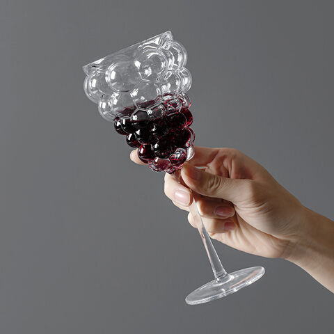 Verres à Vin Créatifs en Forme de Raisins - Vente en Gros de Verres à Vin en Verre
