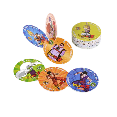 Pogs de Tazo Redondos y Cartas para Juegos y Actividades