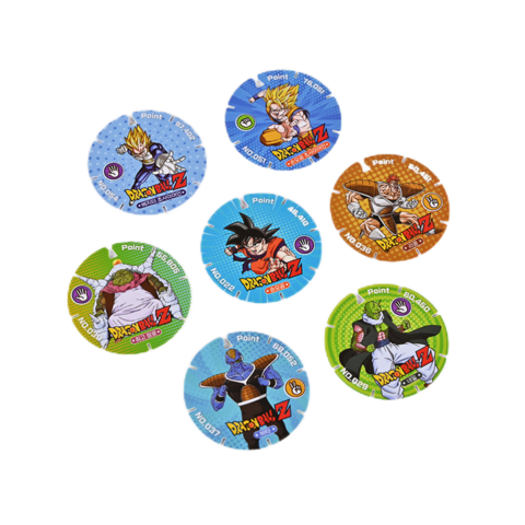 Pogs de Tazo Redondos y Cartas para Juegos y Actividades